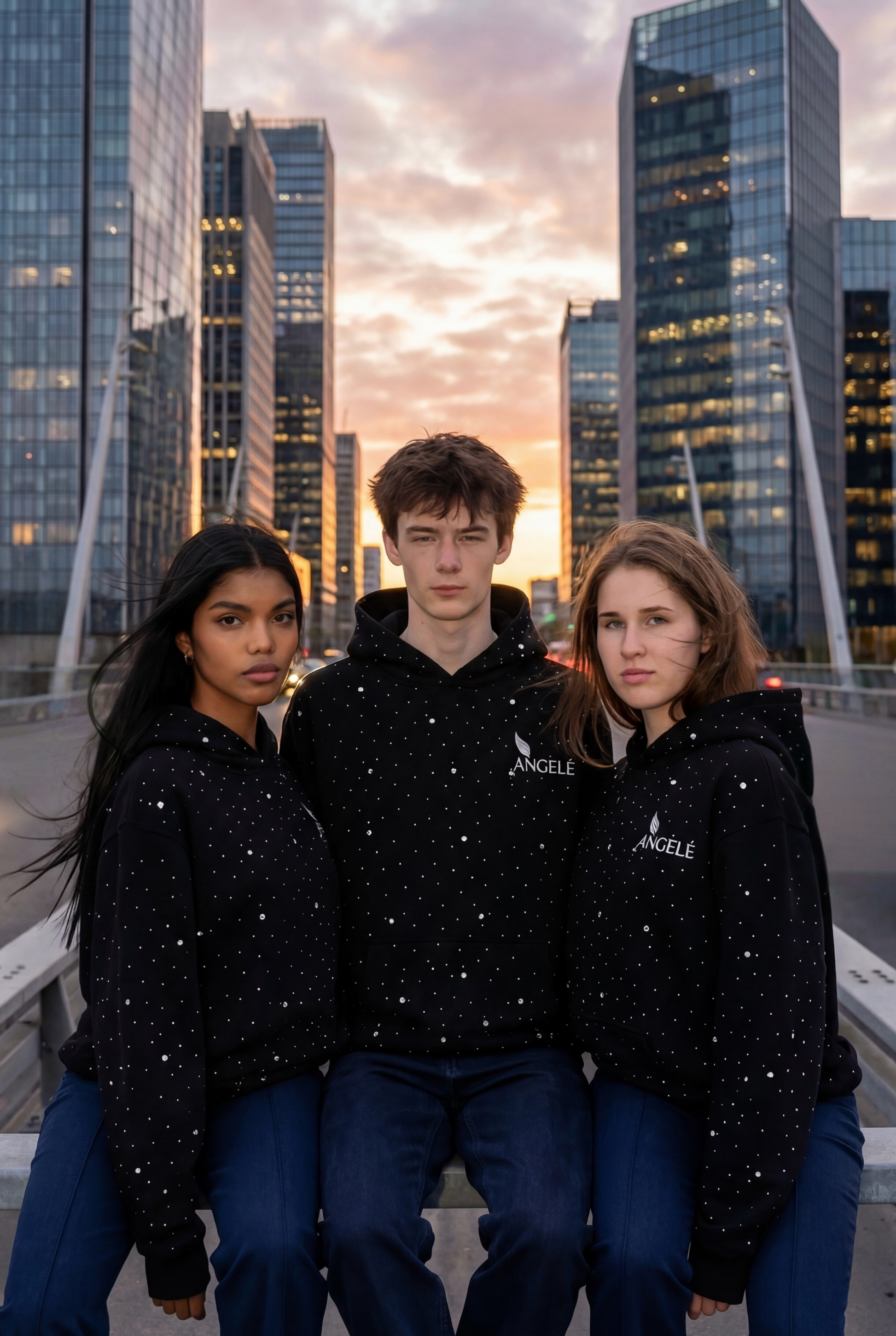 ANGELÉ Unisex Rhinestone